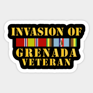 Grenada Invasion Veteran w  EXP SVC Sticker
